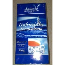 Westminster 250g чёрный листовой (синяя пачка)