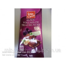 Сиреневый Alpen-Vollmilch-Traube-Nuss 100гр